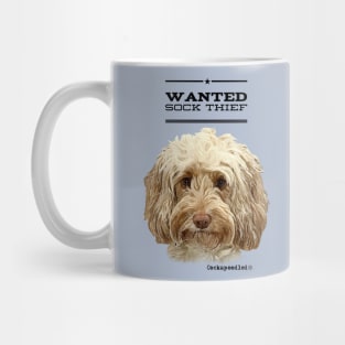 Cockapoo / Doodle Dog Sock Thief Mug